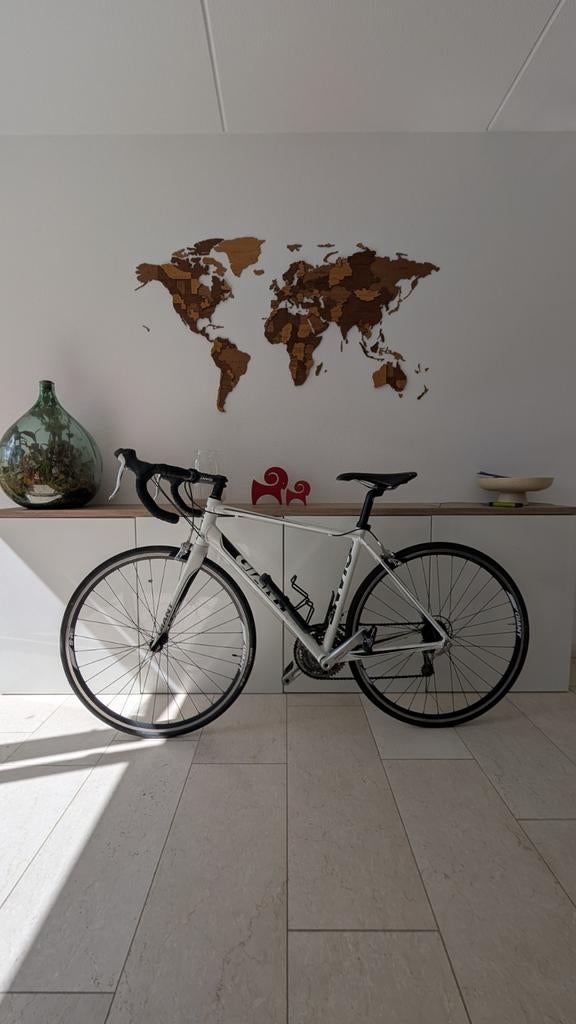 Giant Defy racefiets, maat M, Shimano Sora, Fietsen en Brommers, Aluminium, Zo goed als nieuw, Meer dan 20 versnellingen, 53 tot 57 cm