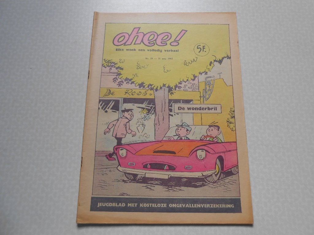 Ohee 20a De wonderbril 1963., Bob Mau, Eén stripboek, Nieuw, Ophalen of Verzenden