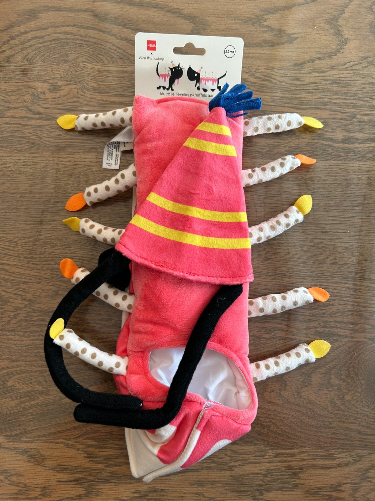 Takkie en Siepie verkleedsetje Verjaardag, Kinderen en Baby's, Speelgoed | Knuffels en Pluche, Ophalen of Verzenden, Nieuw, Roze