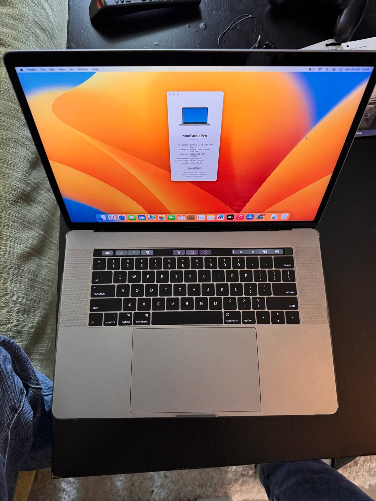 Apple MacBook Pro 15-inch Intel Core i7 – 16GB RAM - 2017, Computers en Software, MacBook Pro, Gebruikt, 256 GB, Ophalen of Verzenden