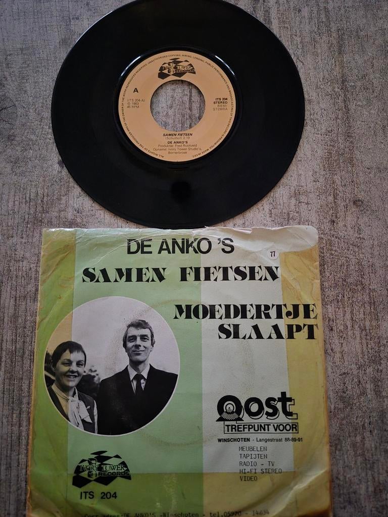 De anko's/ samen fietsen- moedertje slaapt, Ophalen of Verzenden, Zo goed als nieuw, Overige formaten, Levenslied of Smartlap