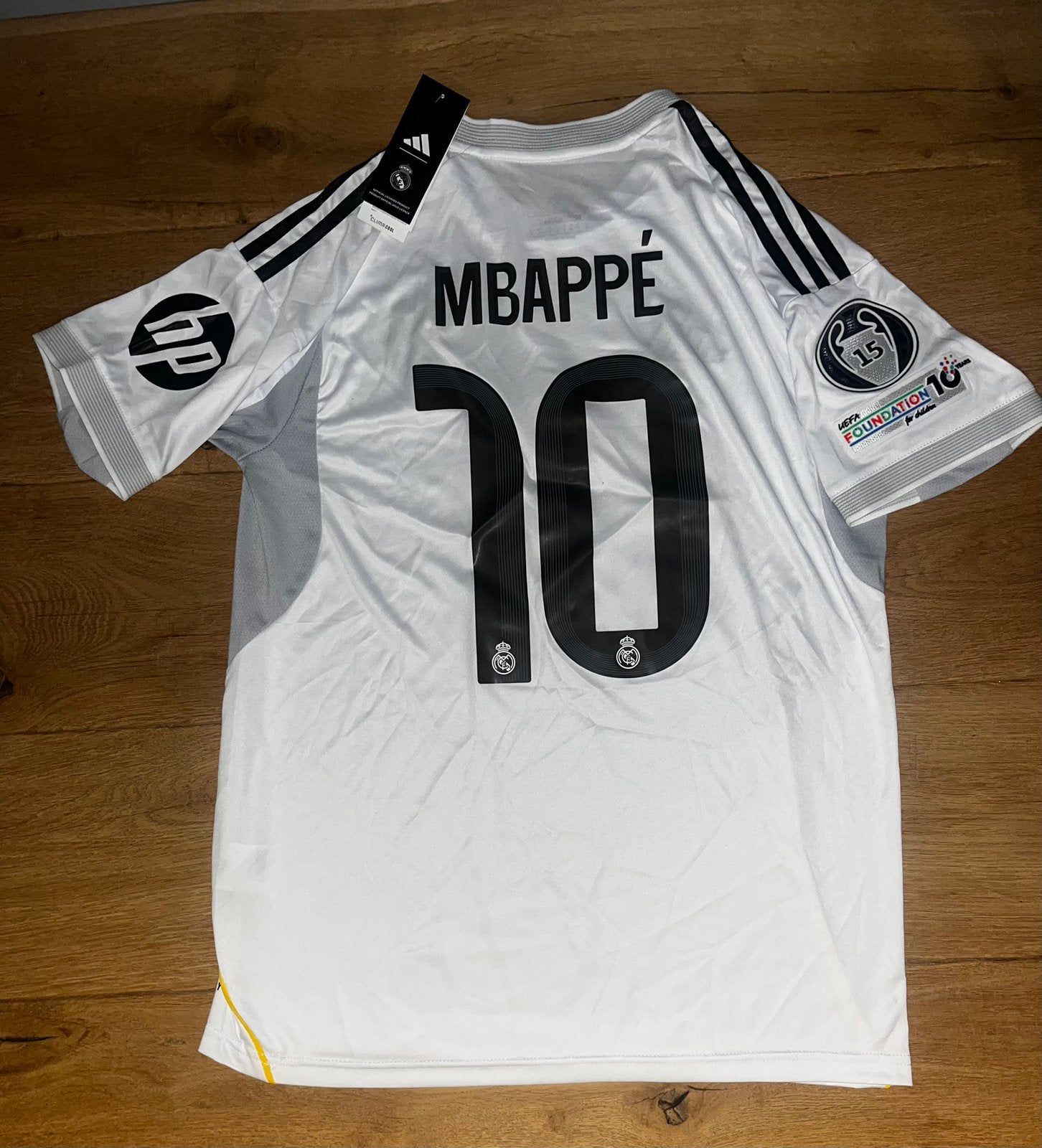 Real Madrid Mbappé #10 Wit Shirt, Maat M, Ophalen of Verzenden, Nieuw, Shirt