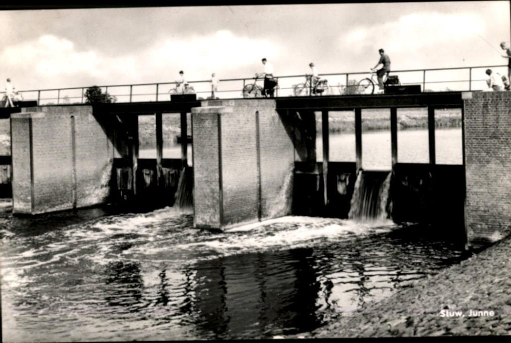 junne, kvr5-572 stuw, Verzenden, 1960 tot 1980, Gelopen, Overijssel