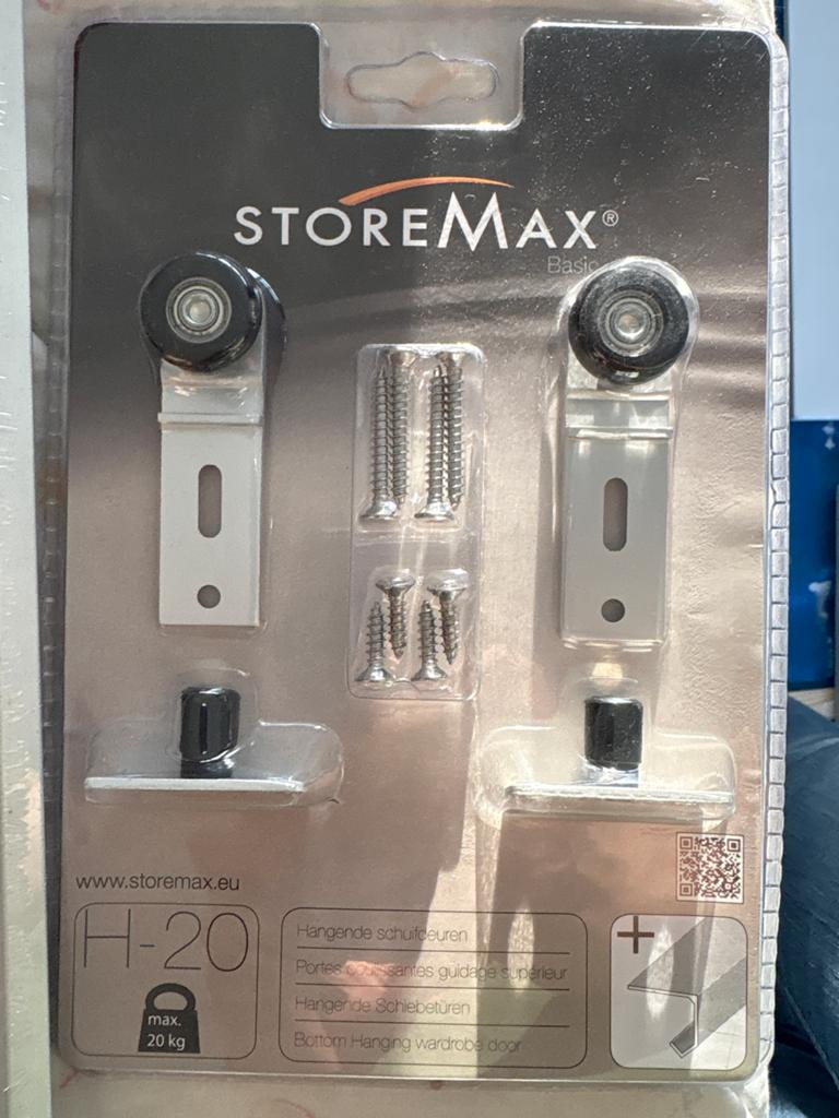 STOREMax H-20 Schuifdeurbeslag voor hangende deuren, 215 cm of meer, Binnendeur, Nieuw, Ophalen of Verzenden