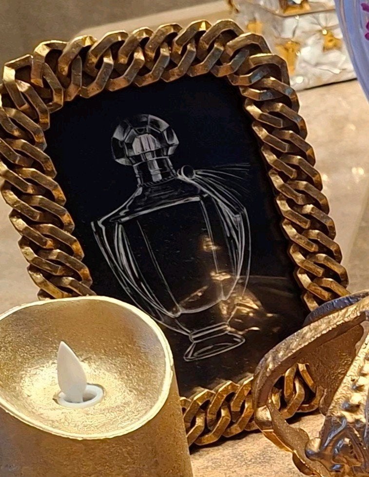 2x gouden fotolijstjes, Huis en Inrichting, Woonaccessoires | Lijsten, Ophalen of Verzenden