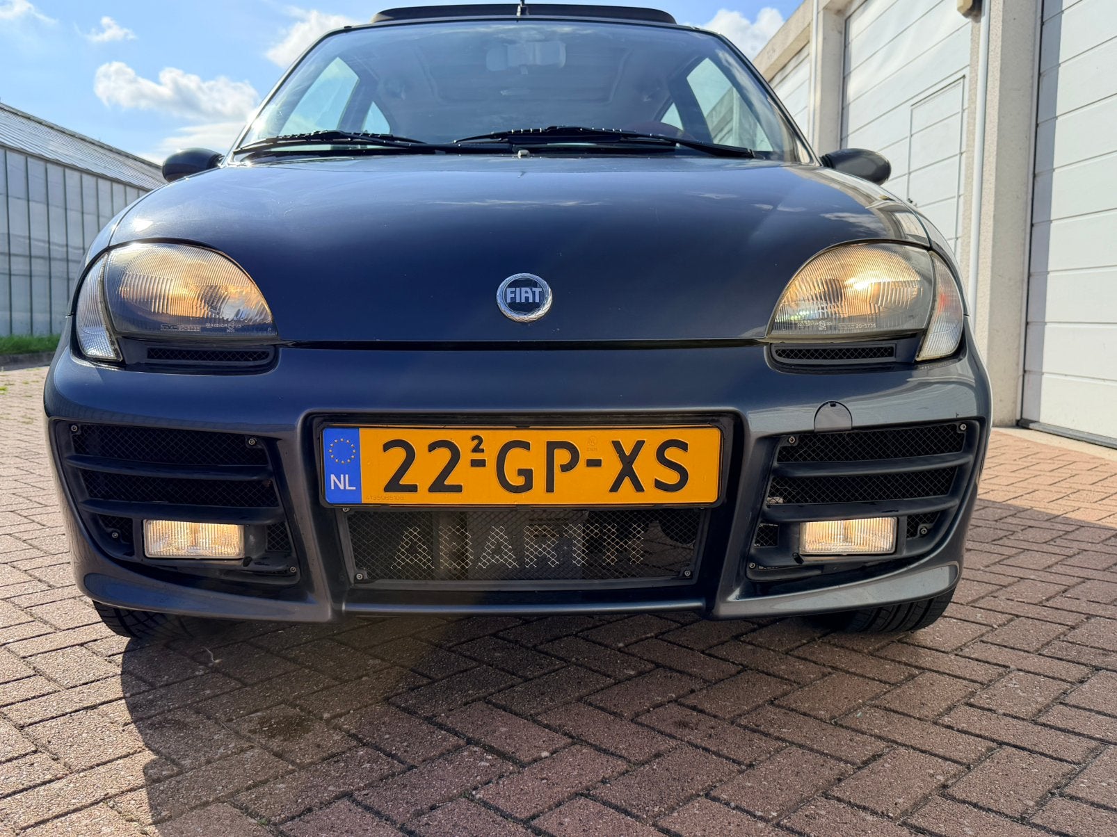 Fiat Seicento 1.1 2001 Grijs, Auto's, Voorwielaandrijving, Elektrische ramen, Origineel Nederlands, 400 kg