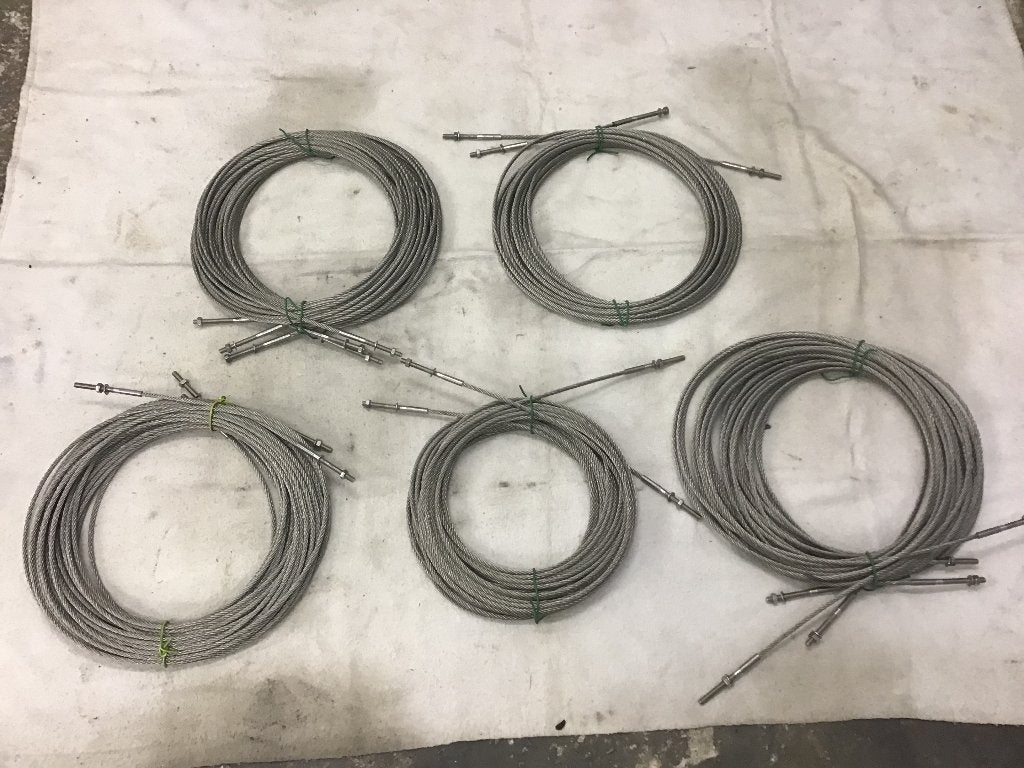 RVS staalkabel M8 uiteinden voor balustrade, prijs per stuk., Ophalen of Verzenden, Zo goed als nieuw