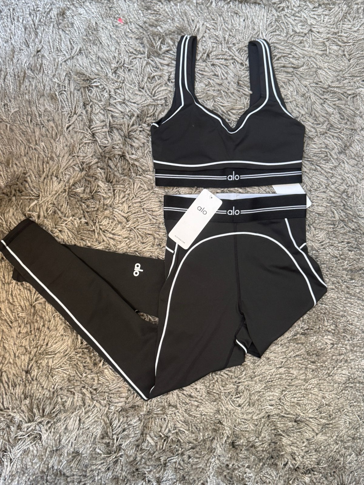alo setje, Kleding | Dames, Ophalen of Verzenden, Nieuw, Zwart, Overige typen