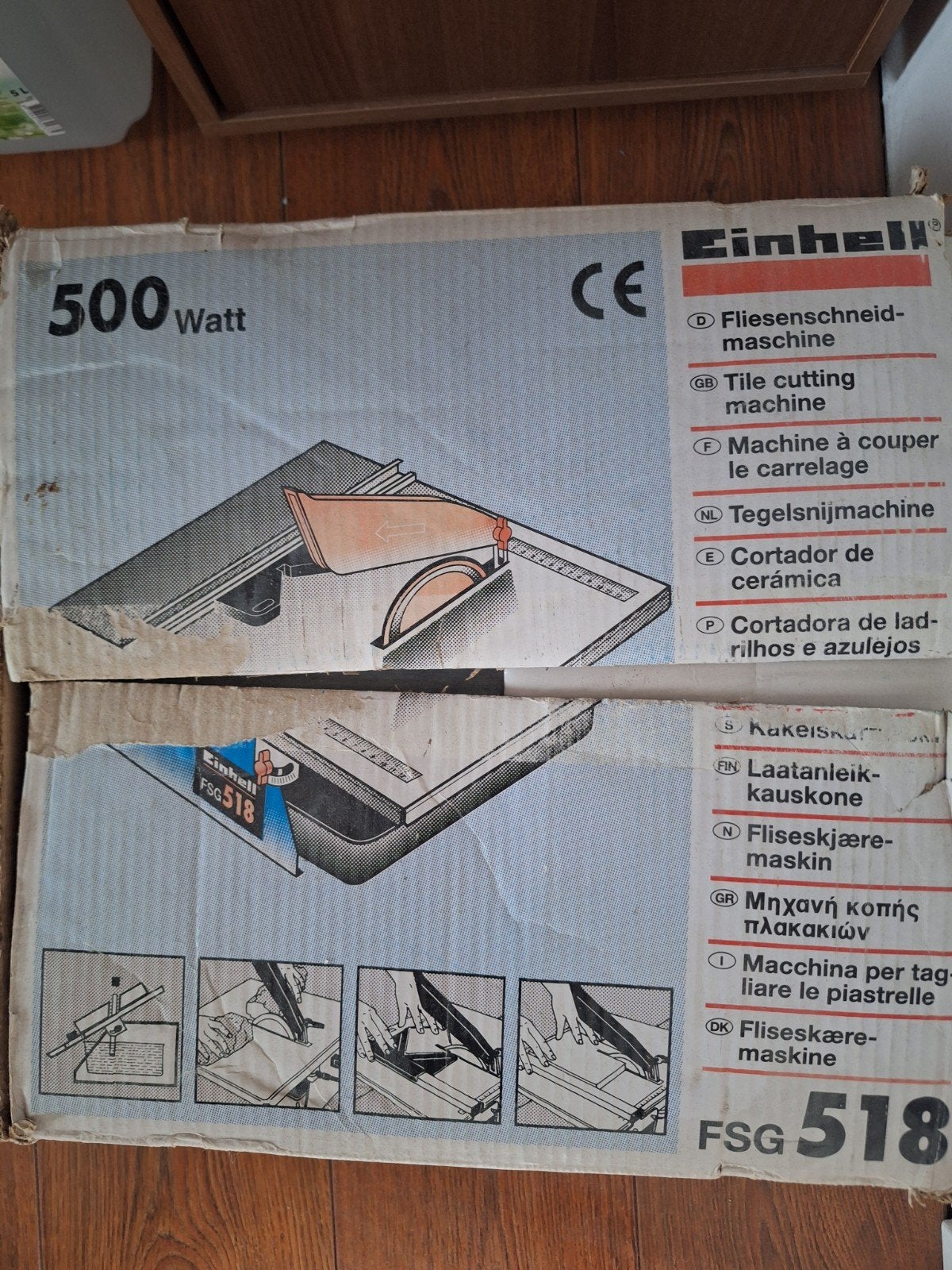 Einhell FSG 518 Tegelsnijmachine 500 Watt, Ophalen, Minder dan 30 mm, Gebruikt, Overige typen