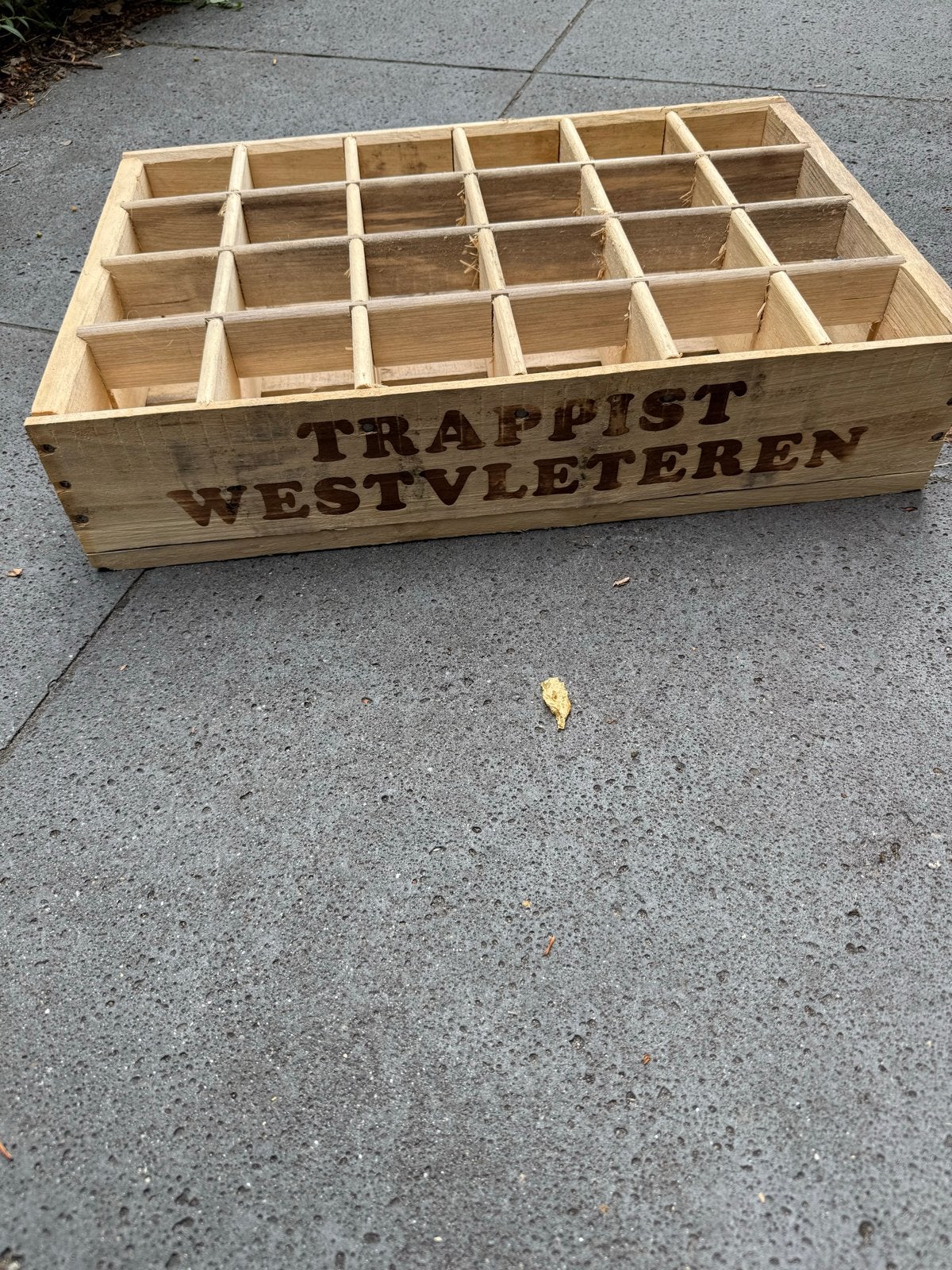 Houten krat westvleteren, Ophalen of Verzenden, Overige merken