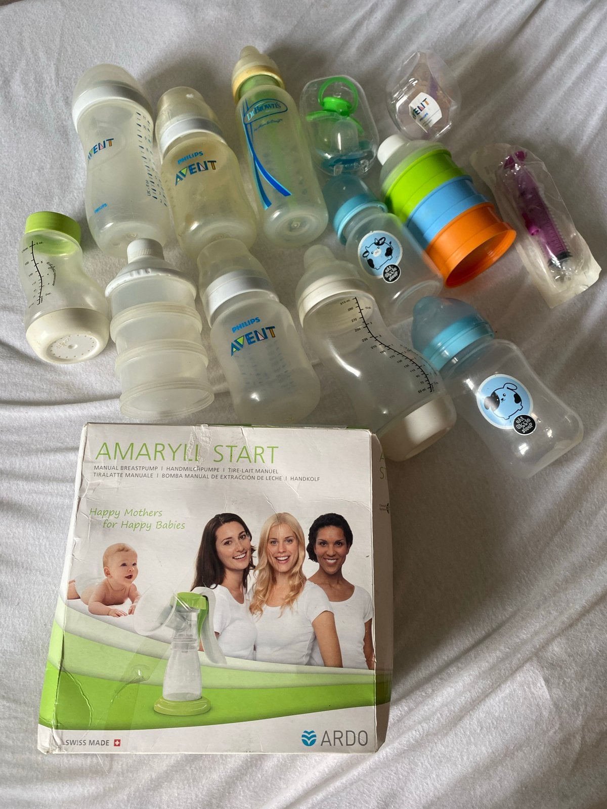 Gratis Babyflesjes en borstkolf (sterilisatie nodig), Ophalen of Verzenden, Gebruikt, Babyfles, Philips Avent