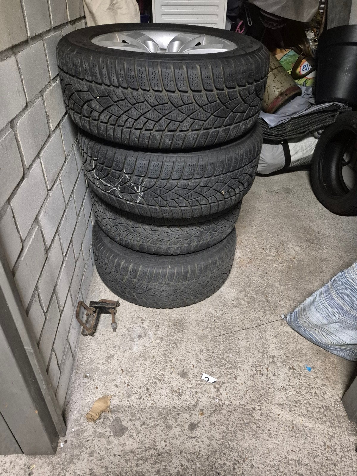 BMW Lichtmetalen Velgen 16 inch met Winterbanden, Ophalen of Verzenden, Gebruikt