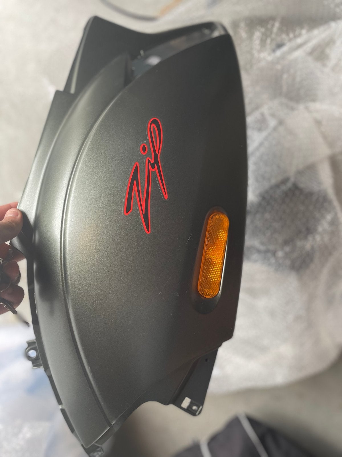 Piaggio Zip S voorkap groen, Ophalen, Gebruikt, Kap, Piaggio