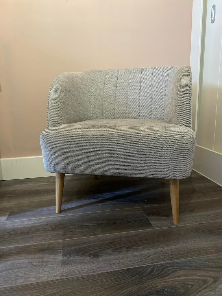 Fullosa fauteuil ikea Grijs Beige Gemêleerd -weinig gebruikt, Huis en Inrichting, Ophalen, Zo goed als nieuw, Eén, Stof