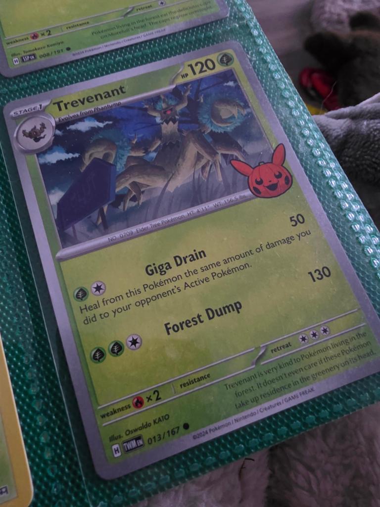 Pokémon Kaart: Trevenant (013/167) - Zo goed als nieuw, Ophalen of Verzenden, Zo goed als nieuw, Losse kaart