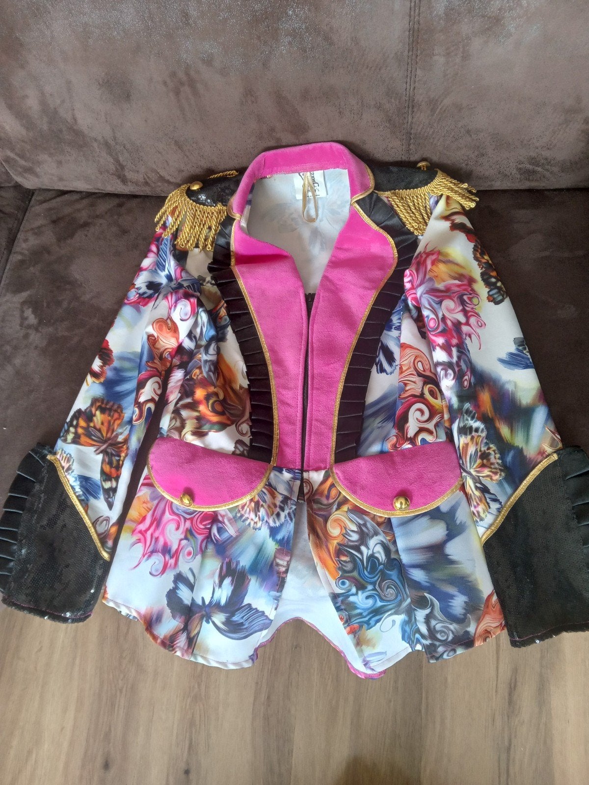 Carnavalsjasje maat XS, Carnaval, Ophalen of Verzenden, Zo goed als nieuw, Kleding