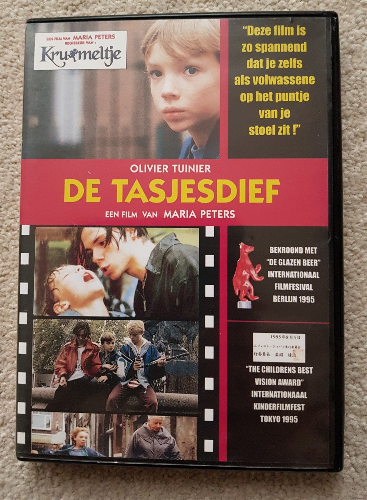 Film de tasjesdief dvd kinderen jeugd films dvds nederlands, Cd's en Dvd's, Verzenden, Alle leeftijden, Inclusief doosje, Nederlands