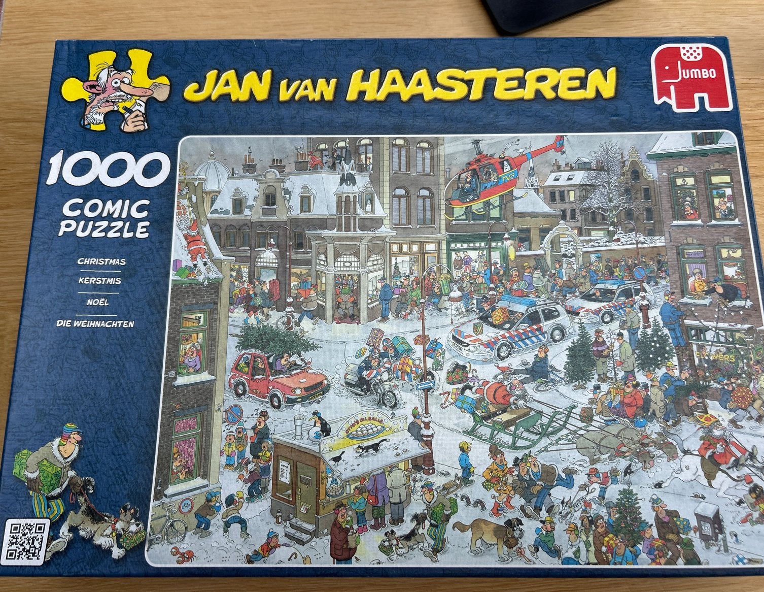 Jan van Haasteren Kerstpuzzel 1000 stukjes, Ophalen, Zo goed als nieuw