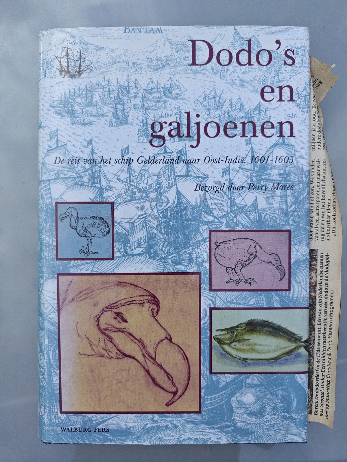 Dodo's en galjoenen - Reis van schip Gelderland, Ophalen of Verzenden, 17e en 18e eeuw, Gelezen, Perry Moree