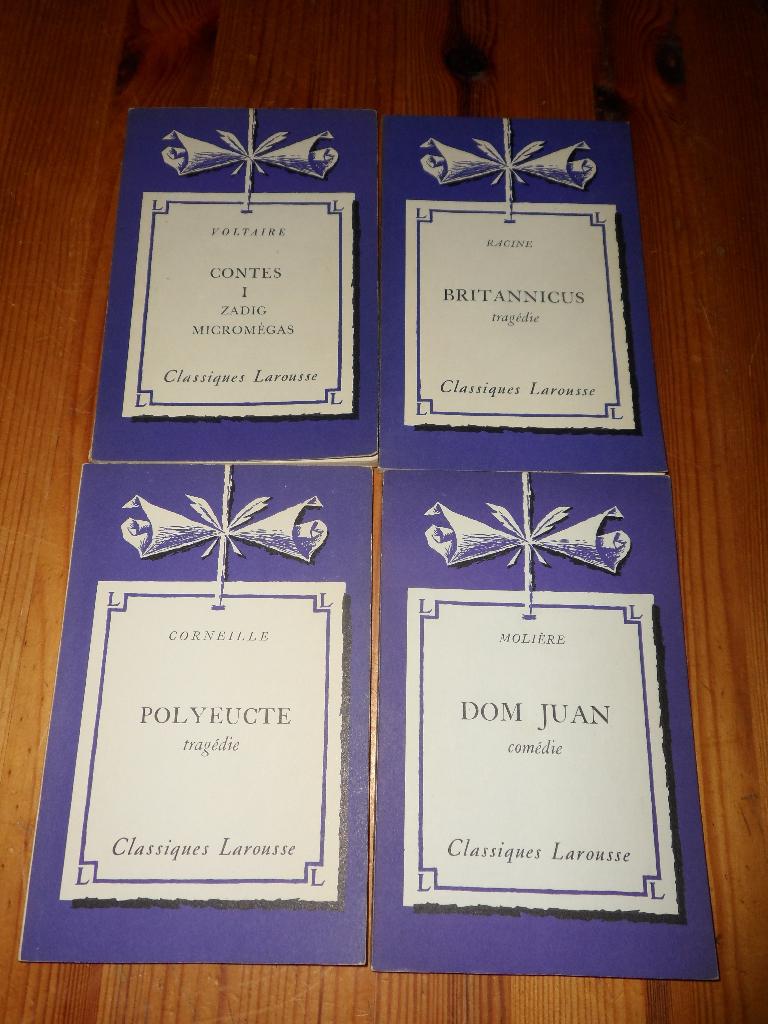 Classiques larousse 9x, Ophalen of Verzenden, Gelezen