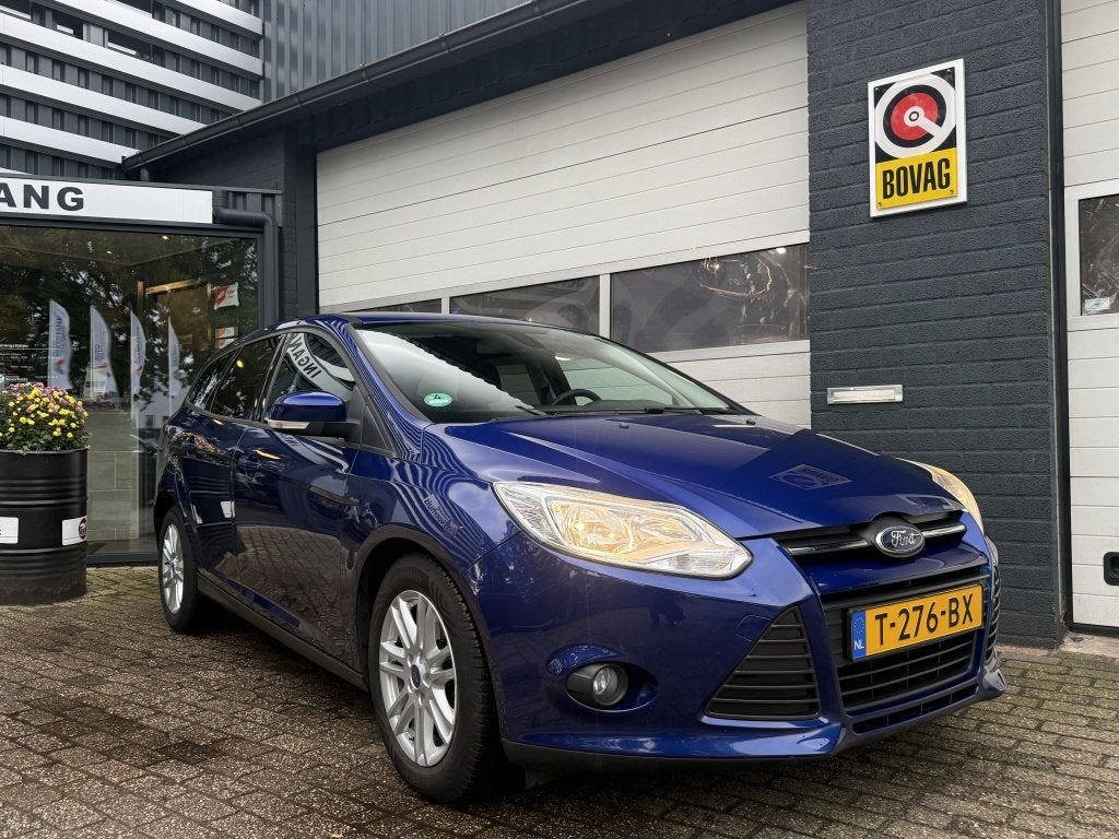 Ford Focus Wagon 1.0 EcoB. Edit. Plus, Euro 5, 125 pk, Gebruikt, Blauw