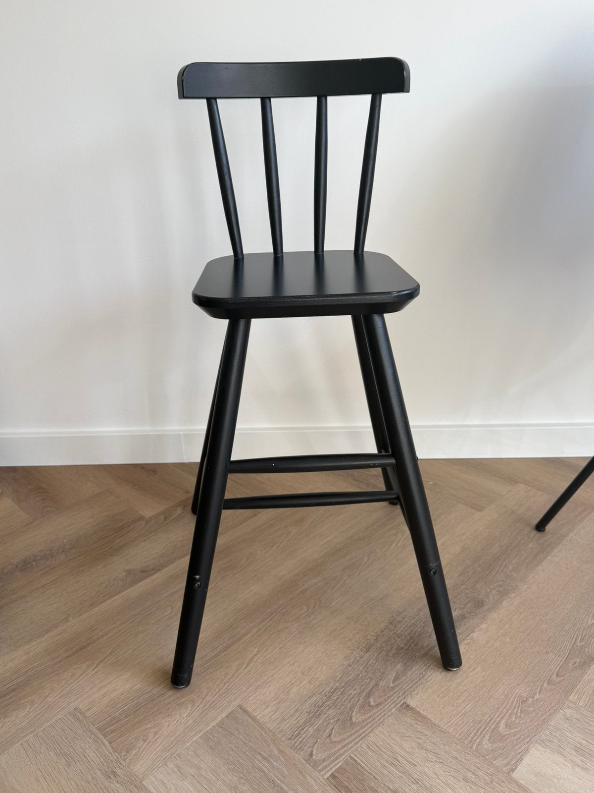 Ikea Zwarte kindereetstoel, Ophalen, Zo goed als nieuw, Overige typen