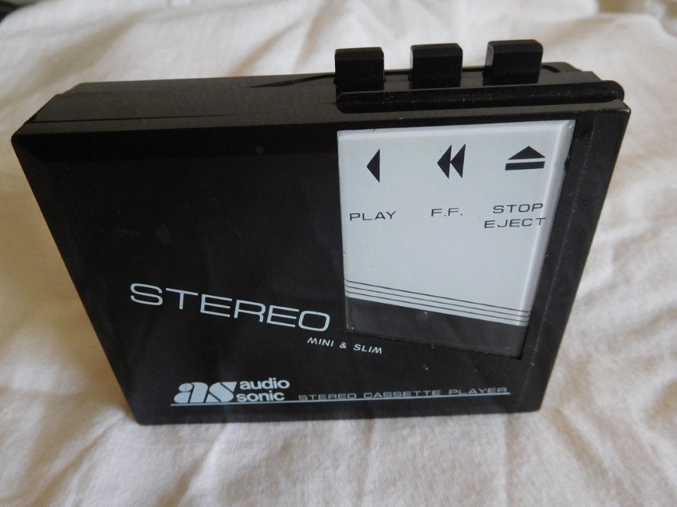 Walkman goed spelend Audio Sonic CT-133 jaren '80., Ophalen, Walkman