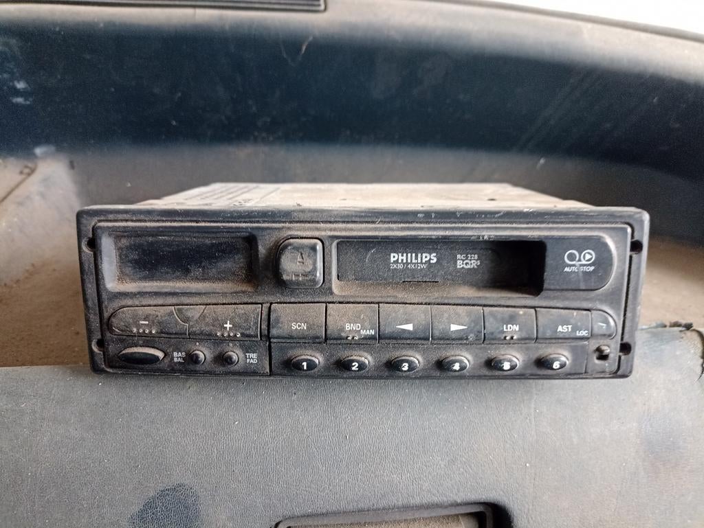 Philips SCK 603/01 autoradio cassette speler, Ophalen of Verzenden, Gebruikt