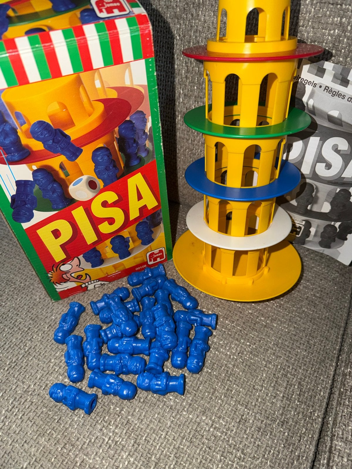 Pisa Toren Spel - Balansspel voor het hele gezin, Drie of vier spelers, Ophalen of Verzenden, Gebruikt