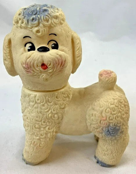 Rubbertoys Italië Vintage Piepfiguur Poedel Hond Rubber 50s, Coolsingel 104, 3011 AG Rotterdam, Netherlands, Verzenden, Zo goed als nieuw