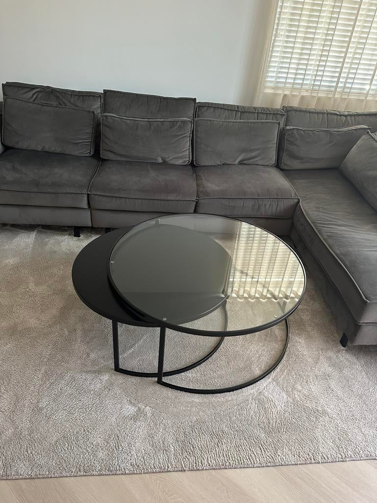 Salontafel rond maisons du monde, Ophalen, Gebruikt, Rond, Minder dan 50 cm