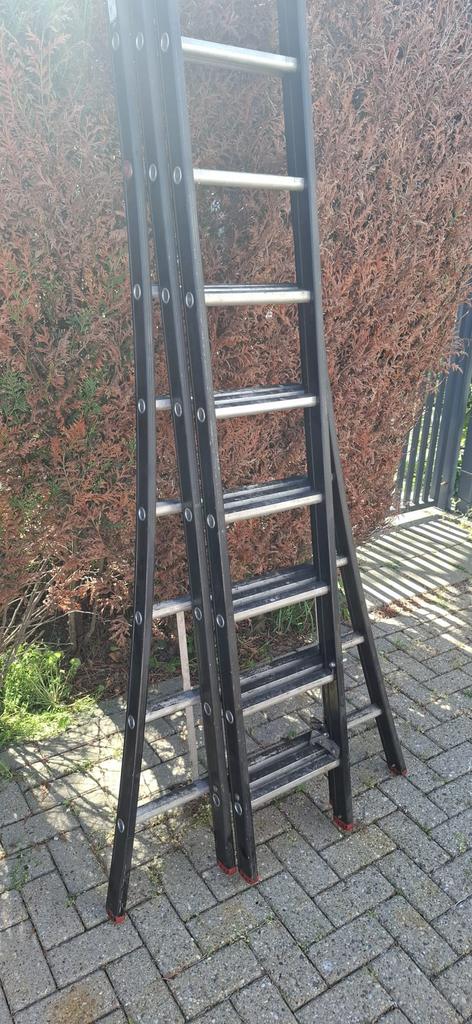 Kelfort altrex ladders trappen vouwladder inklapbaar 7 stuks, Doe-het-zelf en Verbouw, Ladders en Trappen, Zo goed als nieuw, 2 tot 4 meter