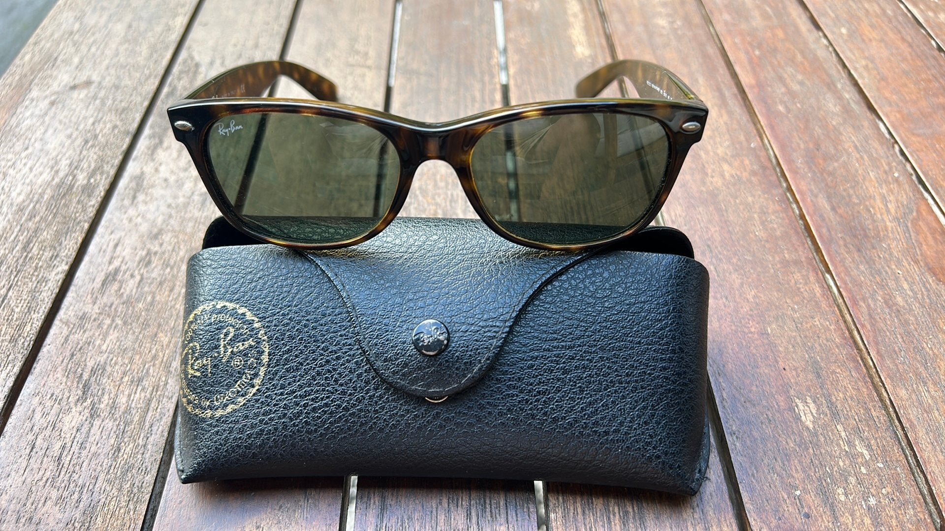 Zeer mooie rayban zonnebril, Ophalen, Zo goed als nieuw, Bruin, Ray-Ban
