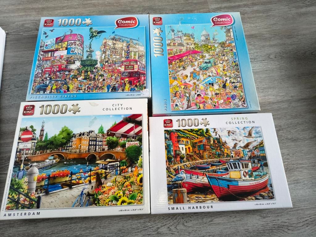 Puzzels 1000 stukjes, Ophalen of Verzenden, 500 t/m 1500 stukjes, Zo goed als nieuw