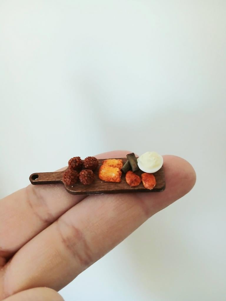 Poppenhuis 1.12 snackplankje, Ophalen of Verzenden, Poppenhuis