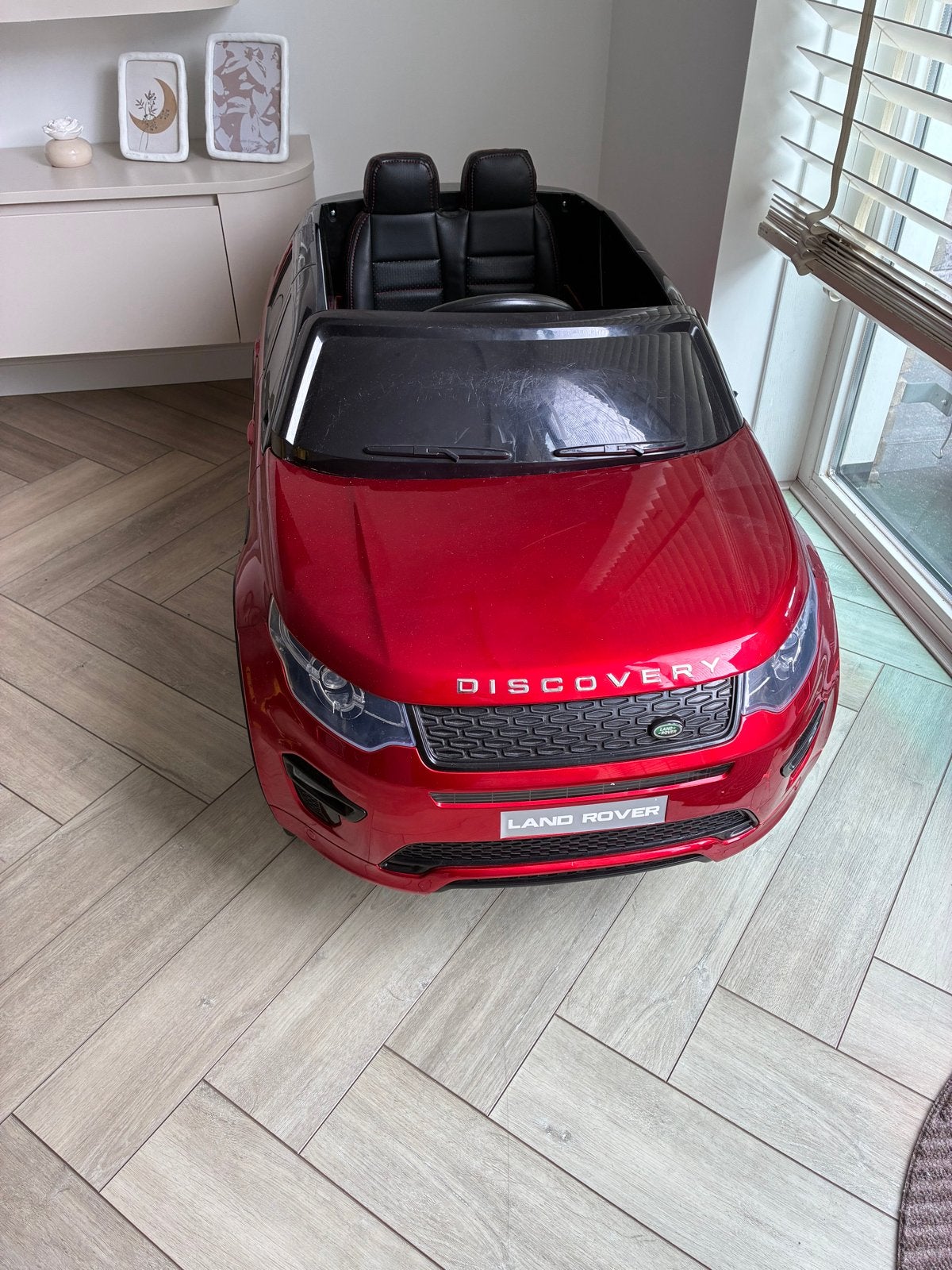 Land Rover Discovery elektrische kinderauto, Kinderen en Baby's, Ophalen, Zo goed als nieuw, Loopvoertuig