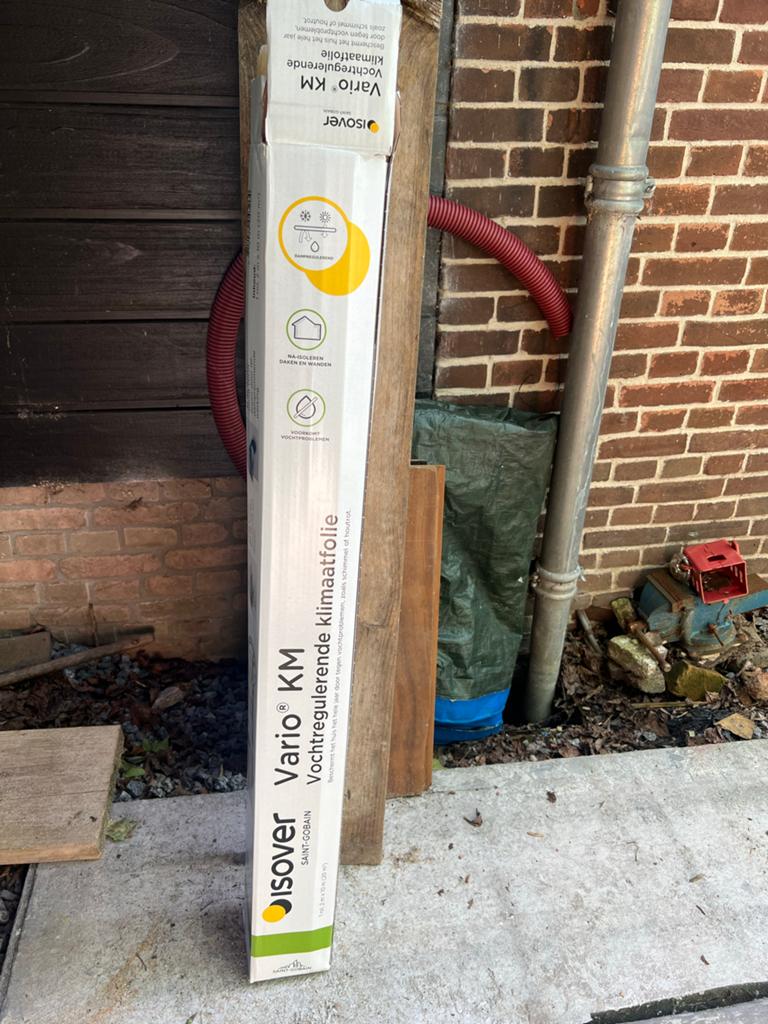 Isover Vario KM Vochtregulerende Klimaatfolie 10m2, Doe-het-zelf en Verbouw, Overige materialen, Dakisolatie, Nieuw, 15 m² of meer