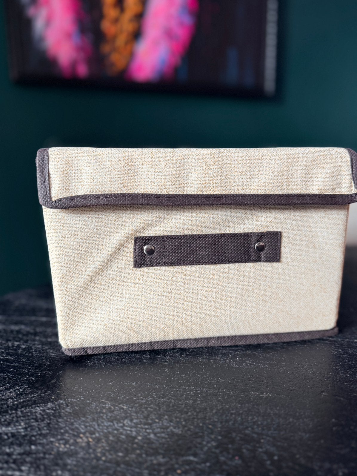 Opbergdozen, Softcase, Beige, Nieuw, Ophalen of Verzenden