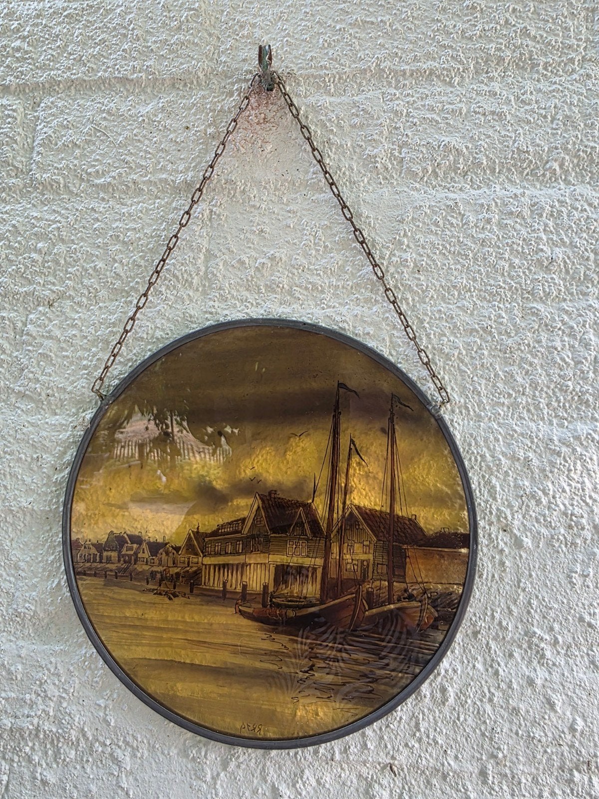 Glas in lood hanger, Ophalen of Verzenden