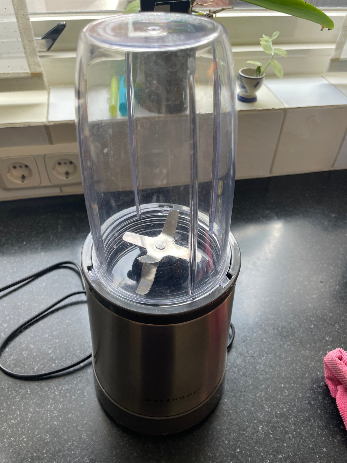 Watshome Compacte Blender  - 600watt, Ophalen of Verzenden, Gebruikt, Blender