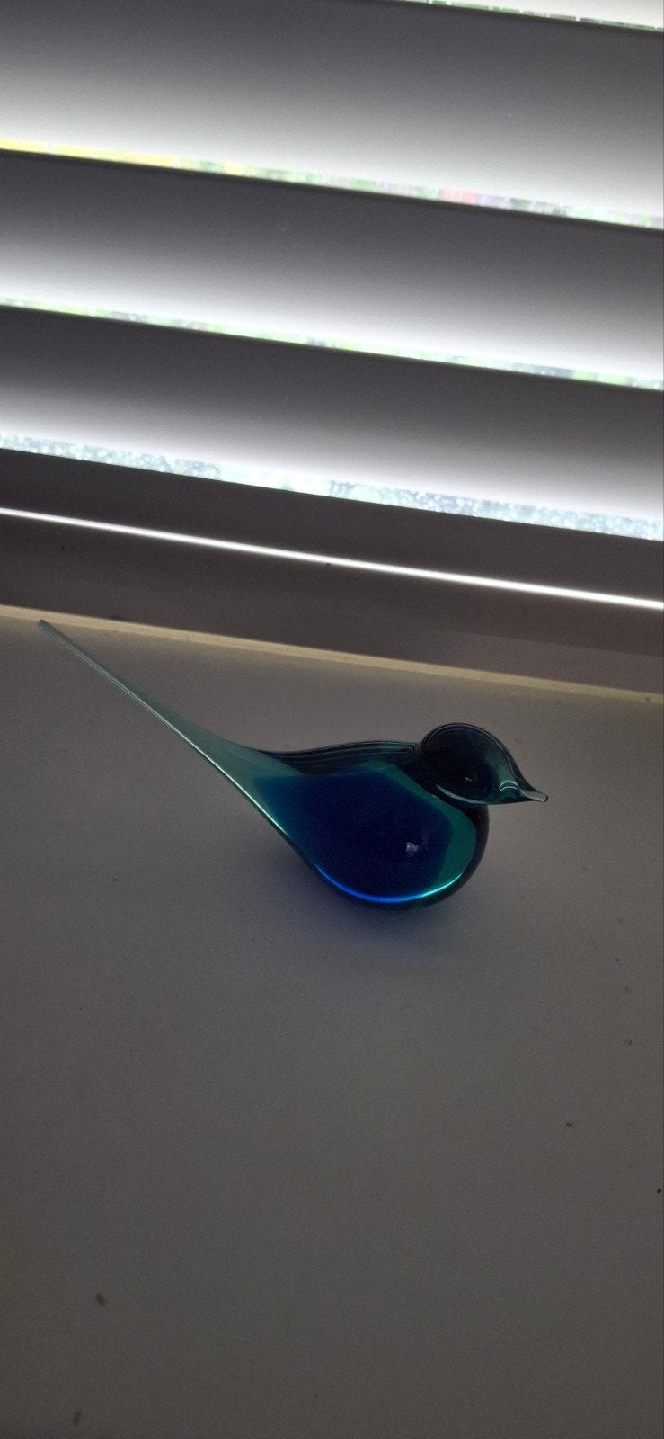 Glazen vogeltje, Antiek en Kunst, Ophalen of Verzenden