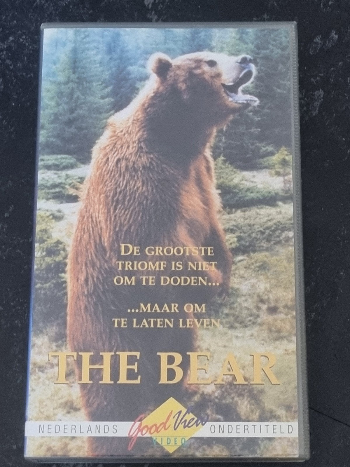 The Bear VHS - Klassieke Natuurfilm, Cd's en Dvd's, Alle leeftijden, Ophalen of Verzenden, Gebruikt, Actie en Avontuur