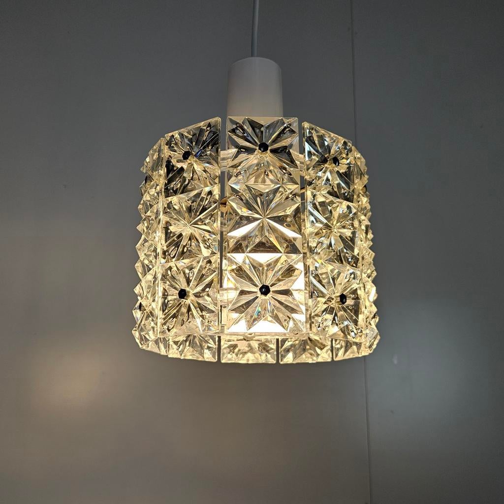 Vintage hanglamp, Kunststof, Gebruikt, Vintage, Ophalen of Verzenden
