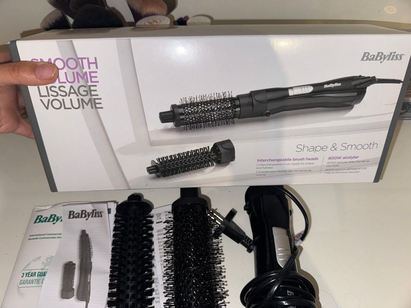 Fohn borstel Babyliss, Ophalen of Verzenden, Zo goed als nieuw, Haarverzorging