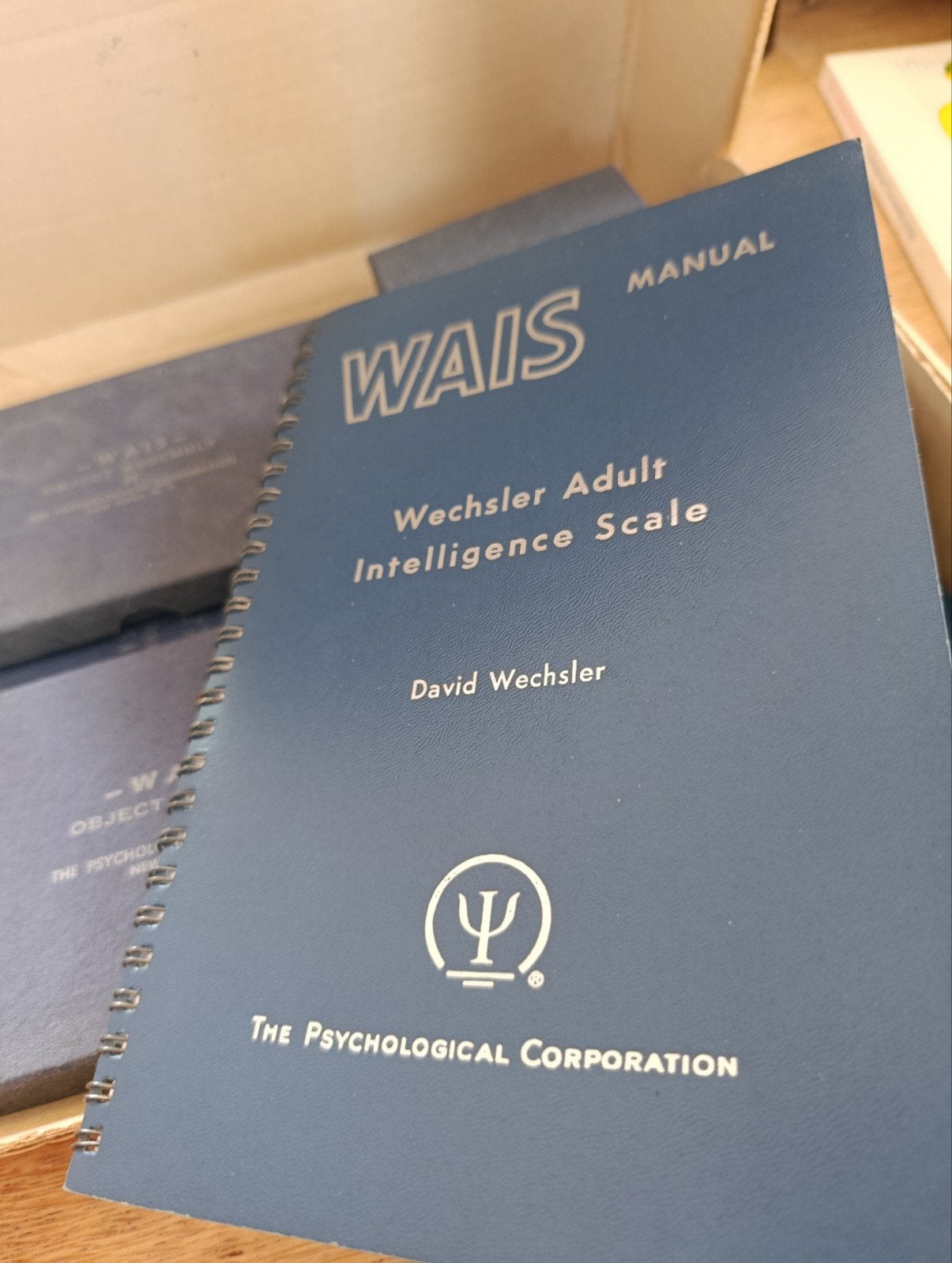Vintage WAIS Wechsler Adult Intelligence Scale testset 1955, Ophalen of Verzenden, Gelezen