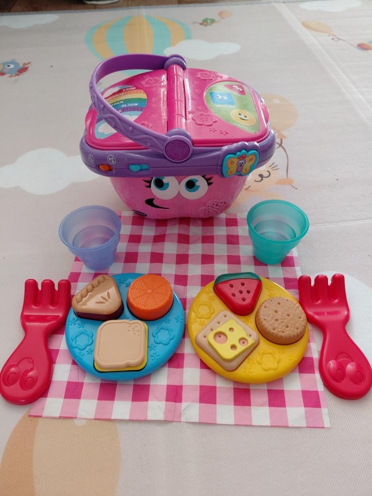 VTech Interactieve Picknickmand met Geluid en Licht, Ophalen of Verzenden, Zo goed als nieuw, Overige typen, Met licht