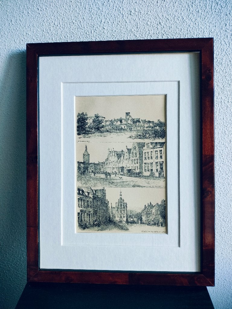 Craandijk Litho Culemborg Stadhuis Lanksmerschepoort 1880 41, Ophalen of Verzenden