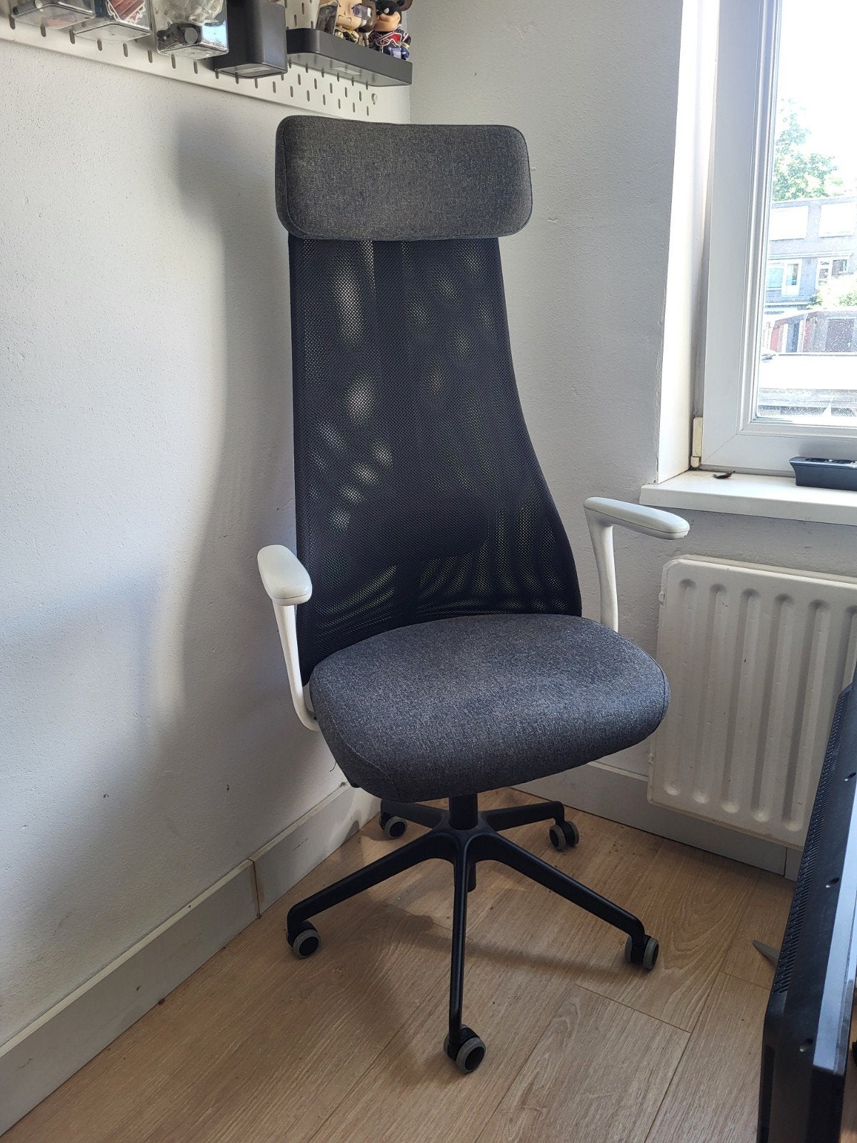 IKEA JÄRVFJÄLLET Bureaustoel/Gamingstoel, Ophalen, Gaming bureaustoel, Gebruikt, Grijs