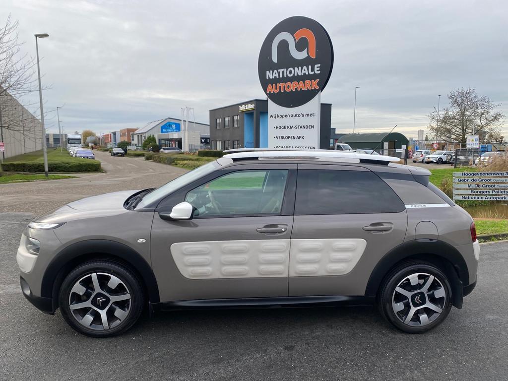 Citroen C4 Cactus * 2015 * 1.2 e-VTi Feel * AUTOMAAT * APK *, Auto's, Bruin, 82 pk, 23 km/l, Origineel Nederlands