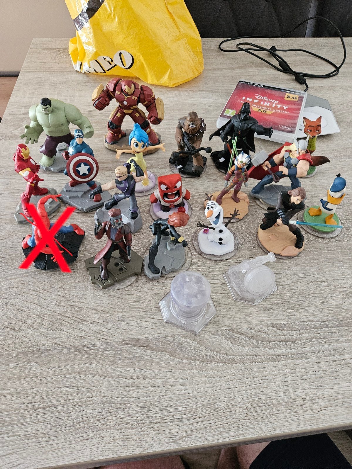 Disney Infinity PS3 set met 20+ figuren, Ophalen of Verzenden, Zo goed als nieuw